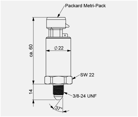 PACKARD METRIPAC CONNECTOR