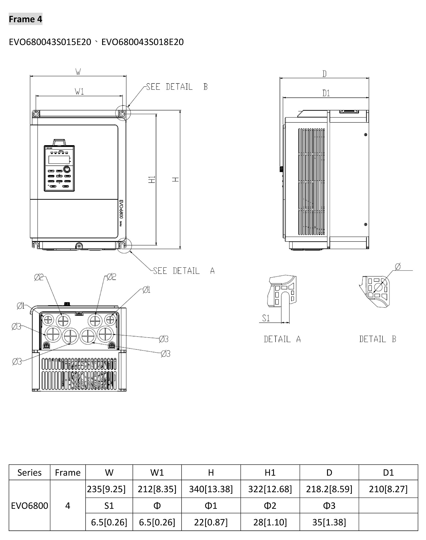 Liteon-evo6800-size4-Dimensions