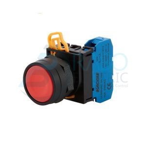 شستی استپ قرمز چراغدار 22mm کاکن مدل J2-27RQ-24VDC